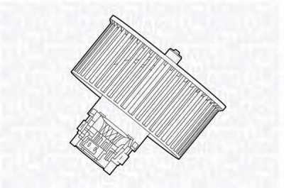 MAGNETI MARELLI 069412658010 -  Электродвигатель, вентиляция салона